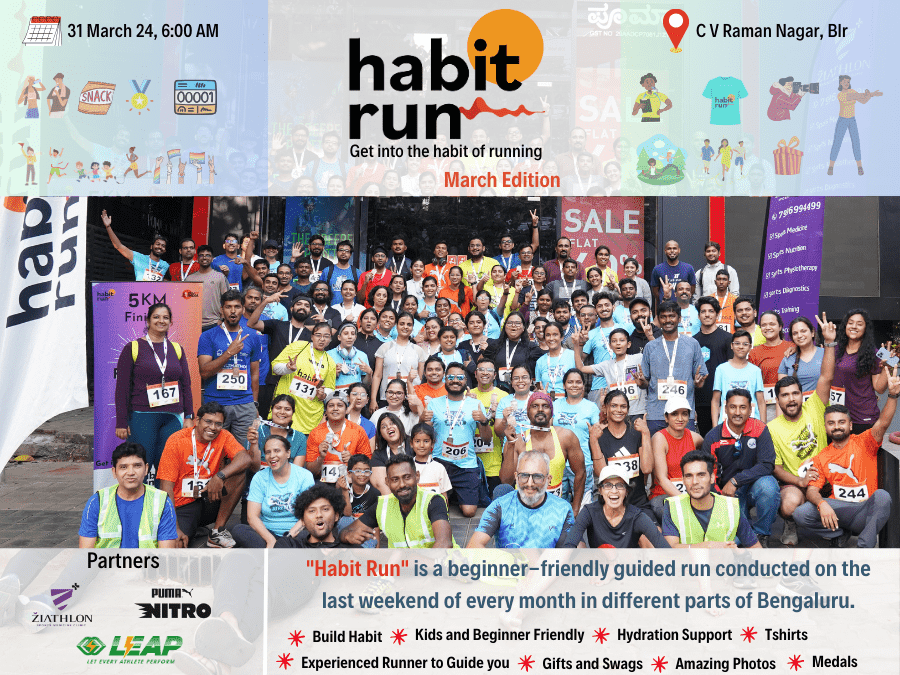 Habit Run March Edition